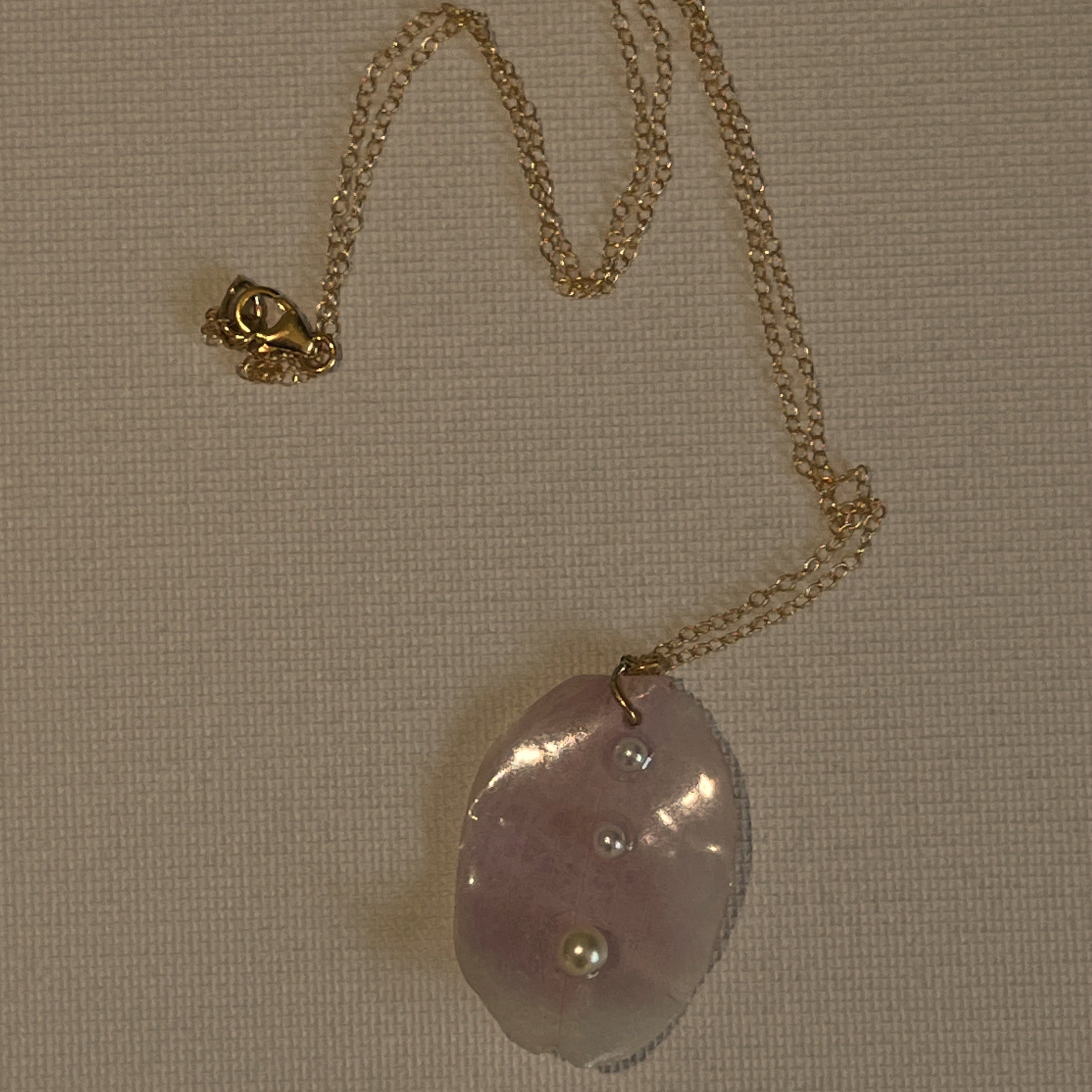 Preserved Petal Necklace