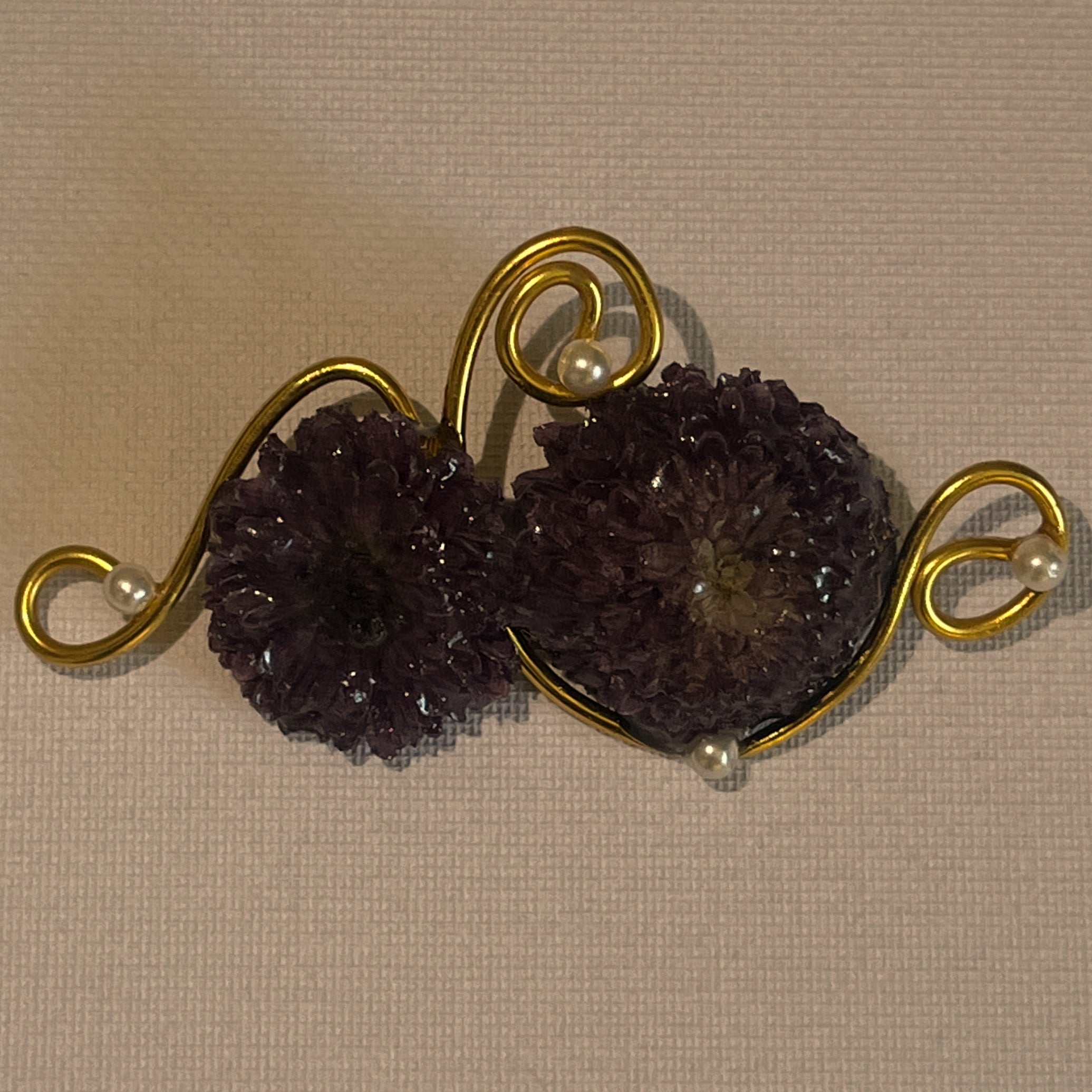 Preserved Floral Brooch